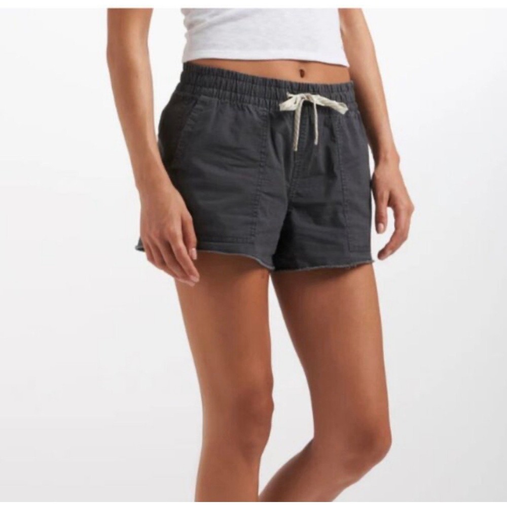 VUORI vintage ripstop women's charcoal blue shorts medium